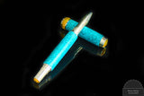 Captain Series Turquoise Inlay / Polymer Clay Rollerball Pen