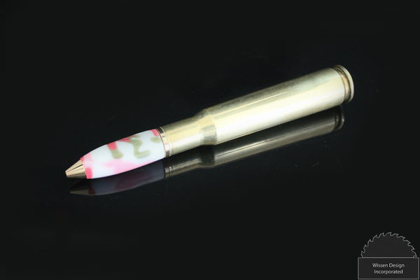 Cartridge Series Pink Camo 50 Caliber Ballpoint Pen