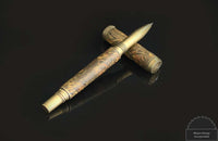 Commander Series Faux Wood Grain Polymer Clay Rollerball Pen