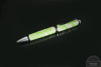 Gunnery Series Bright Green / Pastel Pink Polymer Clay Pen